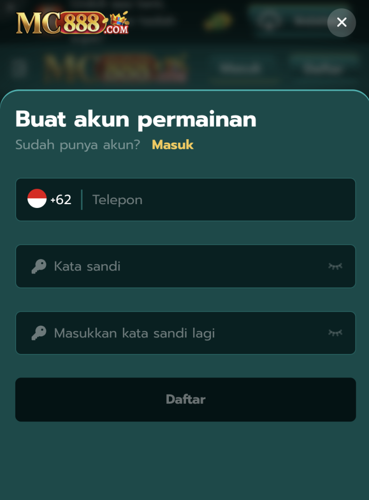 MC888 Daftar